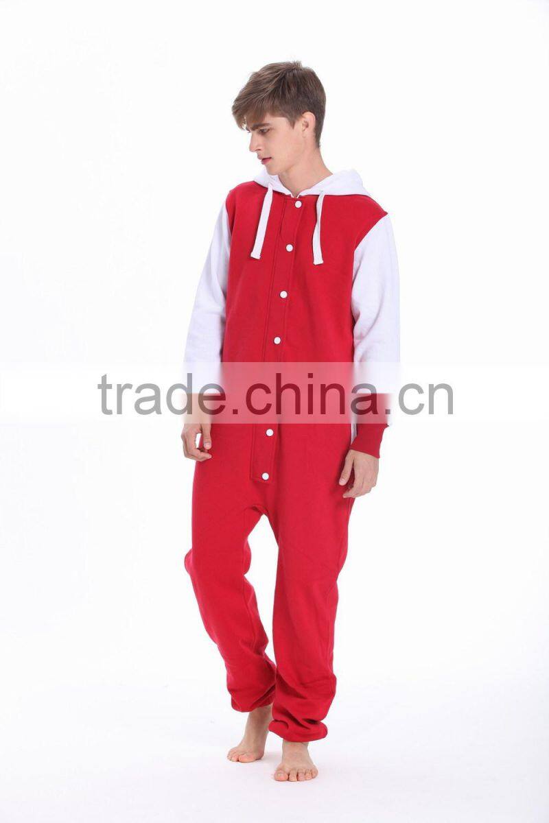 New arrival onesie jumpsuit one piece jump in suit zipped hoodie