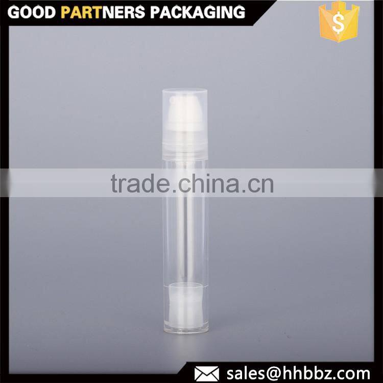 Super March Purchasing clear plastic refillable 10ml airless pump bottle