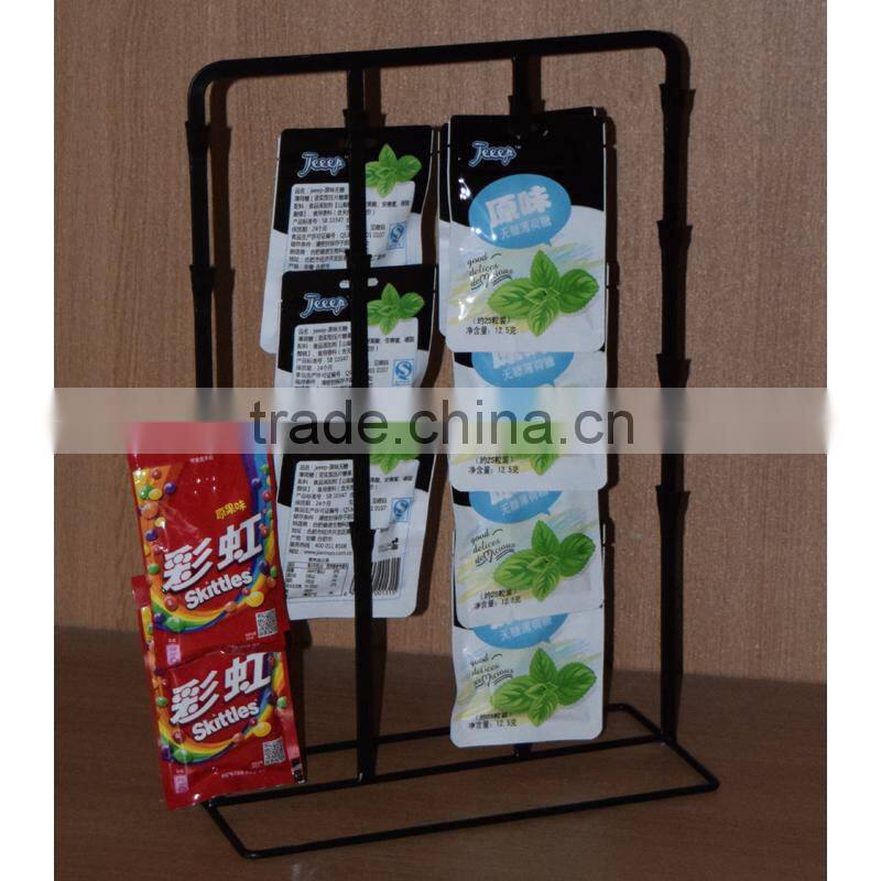 single armed wire hanger rack for counter promotion