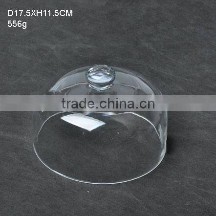 good quality transparent covered cake plate with dome