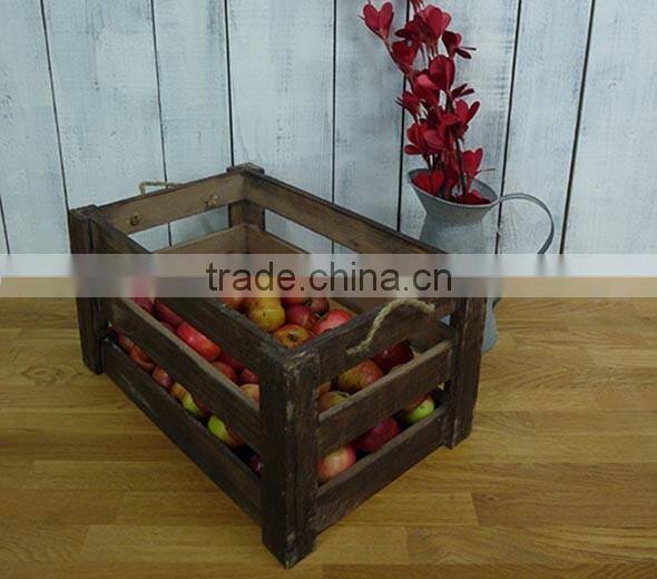 2 Bottle Brown Color Packaging Wooden Wine Boxes