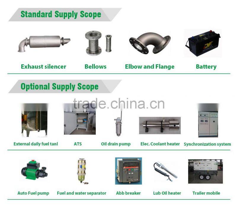 Open /silent type 20kva diesel generator with competitive price