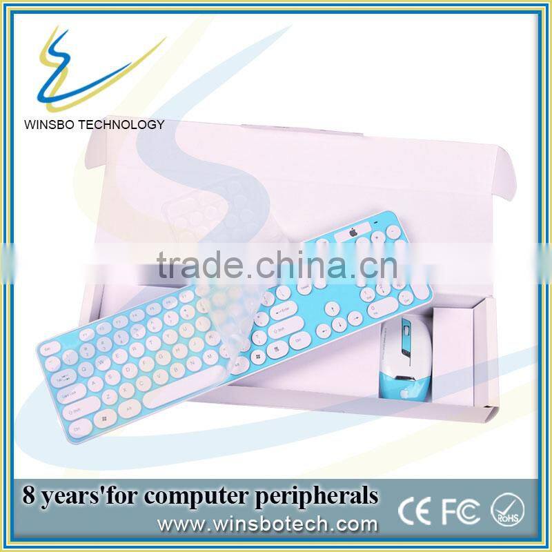 The perfect touch tablet pc wireless keyboard mouse/colored wireless keyboard and mouse combo/3D 2.4G Wireless Optical Mouse