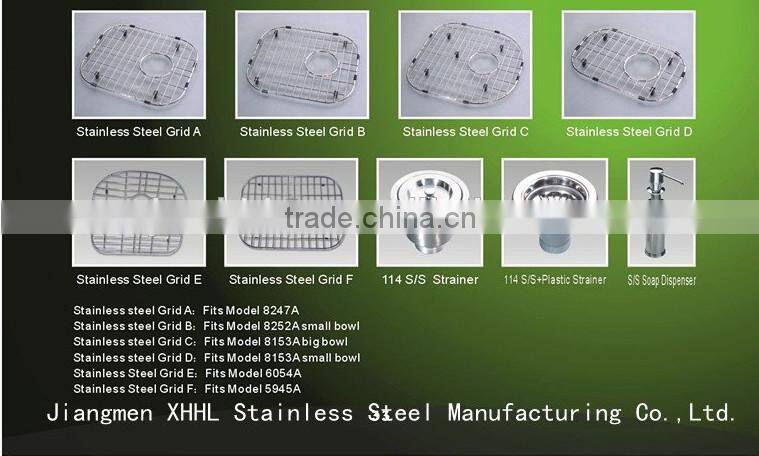 China Supplier Kitchen Stainless Steel 304 Double 18gauge Sink Topmount Installation Type