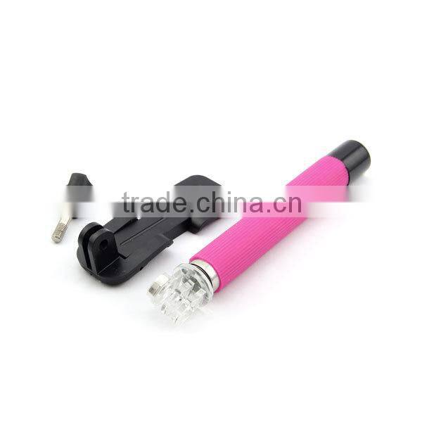 Hot Sell High Quality foldable cable selfie stick mini