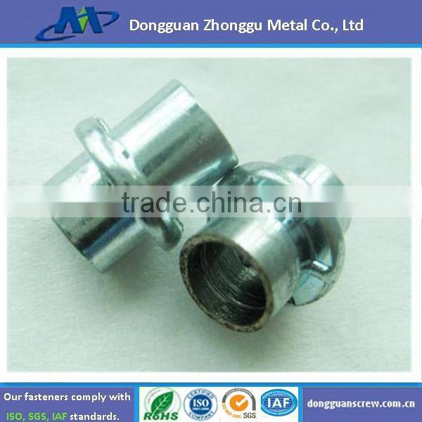 Stainless steel zinc plate metal rivet with washer