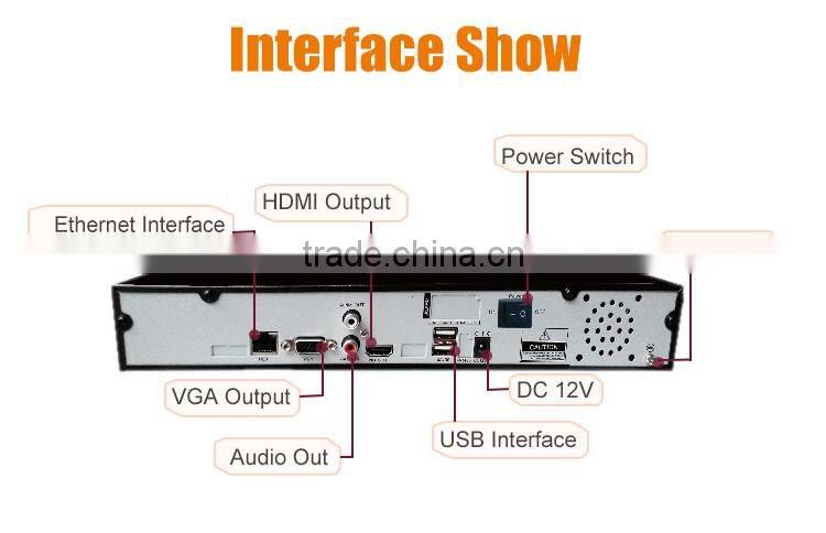 24CH Standalone DVR Full CIF CCTV DVR New Technology DVR support cloud function with HDMI and RS485