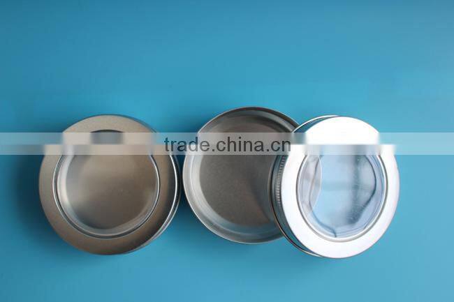 100g Aluminum tin jar with window cap
