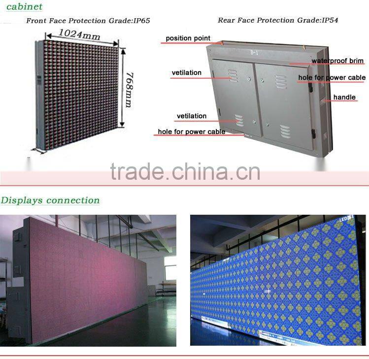 wholesale led signs United States 16mm pitch 1R1G1B or 2R1G1B