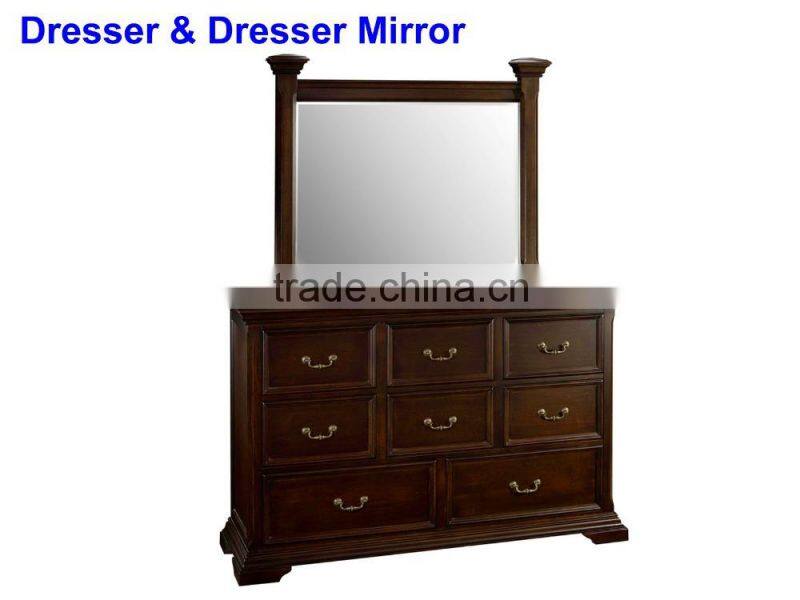 Yihua Timber City Antique Bed Room Furniture Set