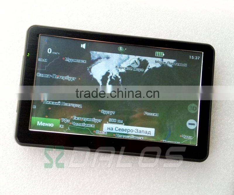 High quality 7 inch portable gps navigator with high definition