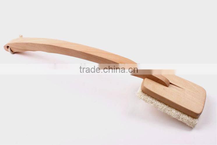 Natural loofah bath scrubber