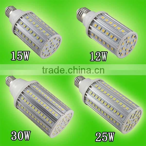 Aluminum Lamp Body Material e27 led corn bulb light 15w