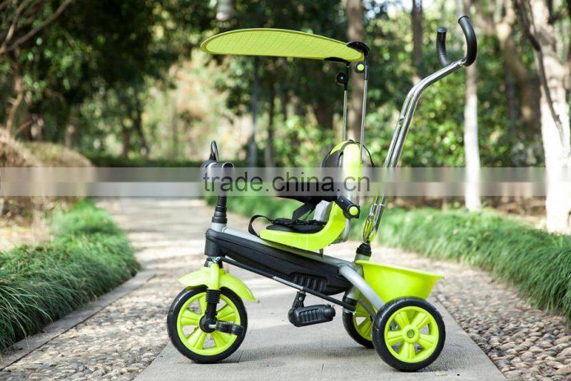 20125 Baby tricycle CC902 with 3 point belt, U shape frame keep your baby safe and suitbale pass en71