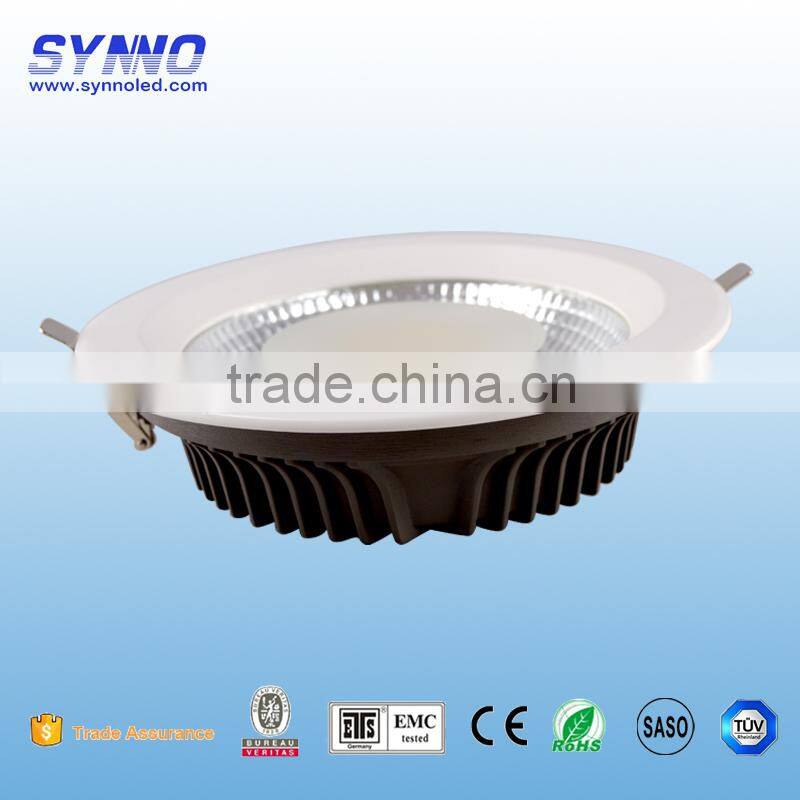 Hot sales 15W round recessed COB LED downlight