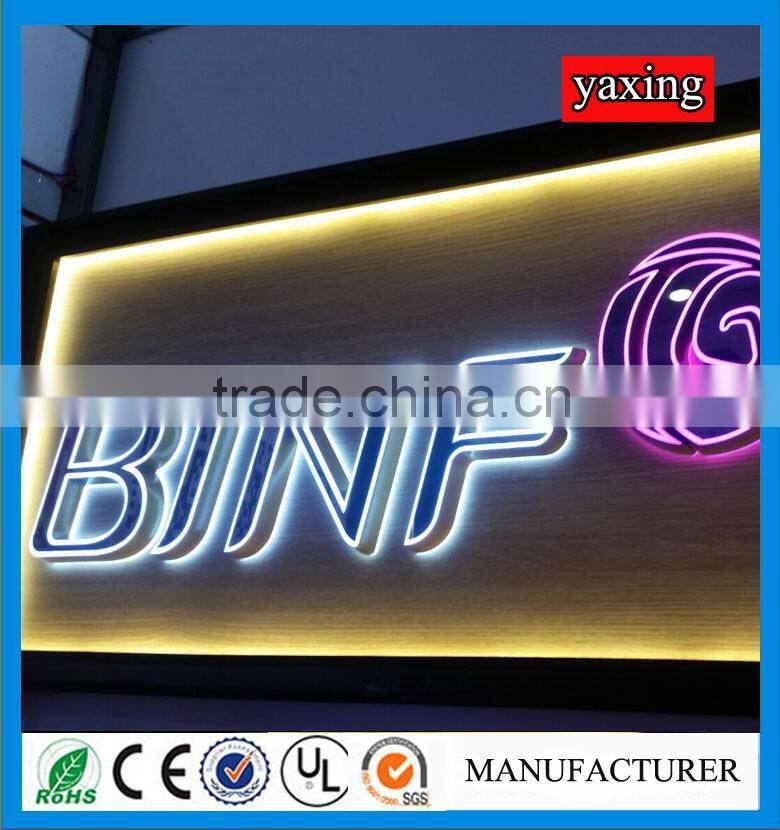 Acrylic LED luminous letter Mini light letter for advertisment