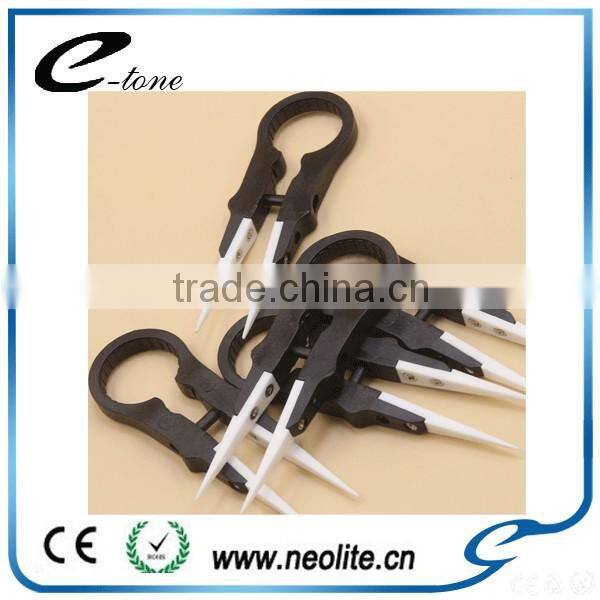 High Quality and Colorful ceramic e cig tweezer For RDA Atomizers