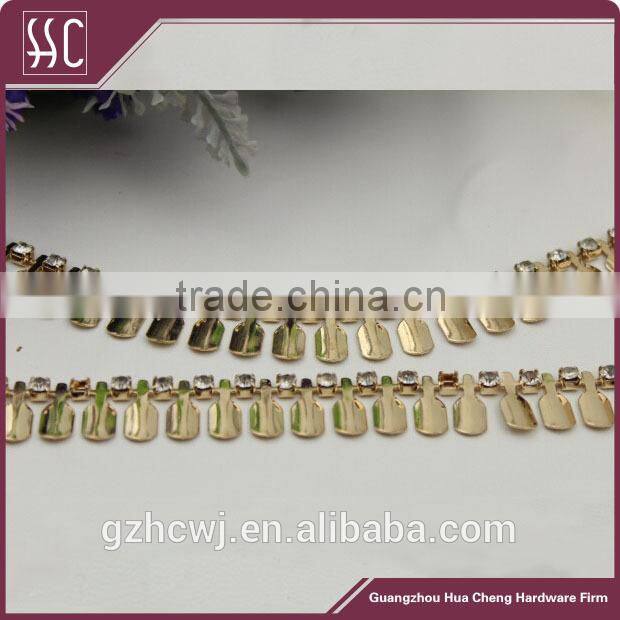 shiny gold metal chain for whole sale, hot sale bag metal chain, Guangzhou metal chain