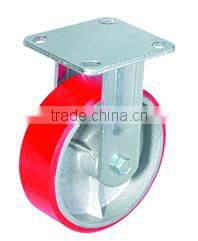 cast iron PU caster