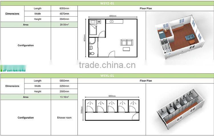 prefabricated mobile houses used portable toilets for sale