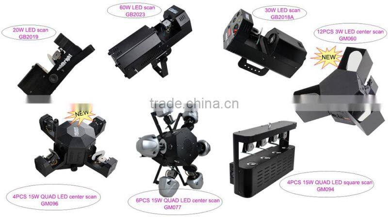 LED Moonflower DJ Lighting Effect 60watt Mirror Scanner Light