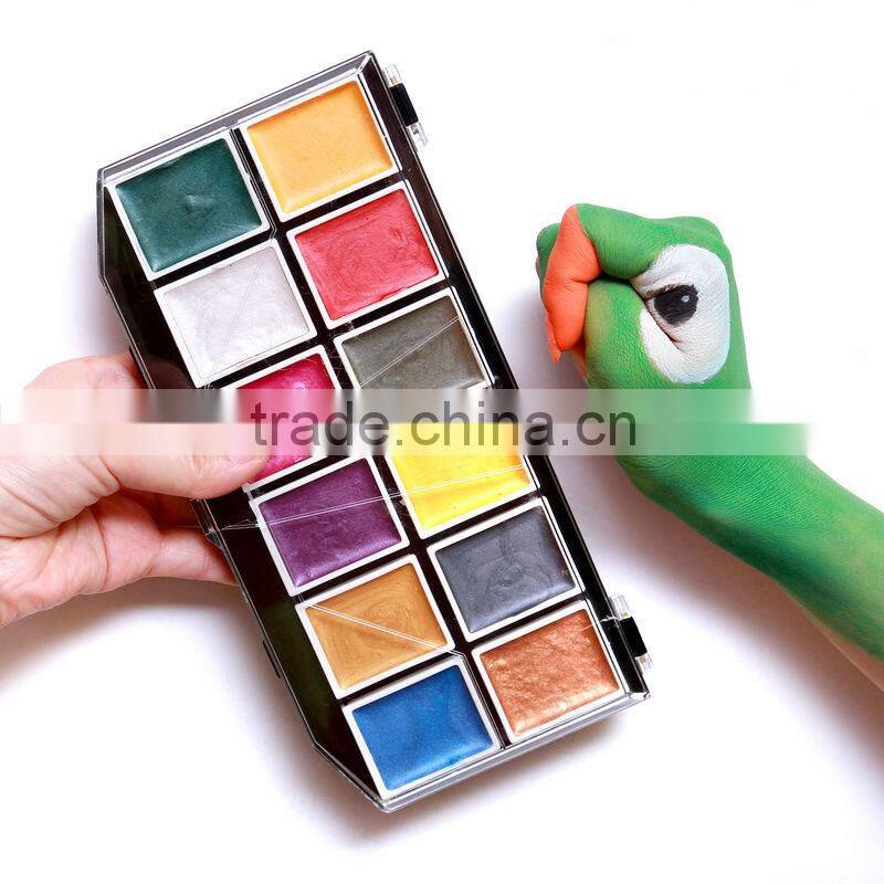 Invisible glow in the dark body paint, face paint water based, neon paint for body