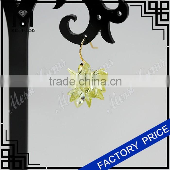 charming cz flower earring daily wear earrings for women and girls