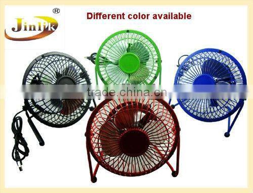 Hot 4" metal usb heater fan