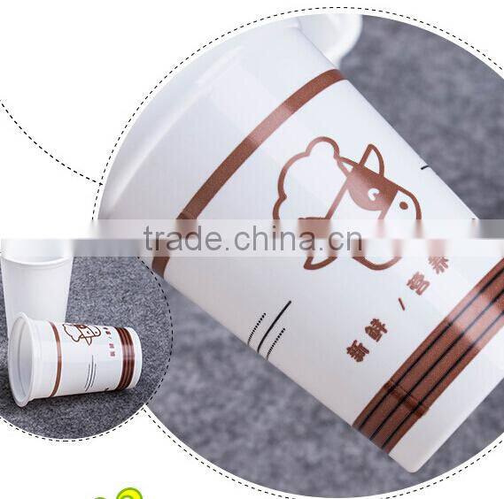 Plastic cup 100ml for juice/yogurt/jelly/ice cream/smoothie