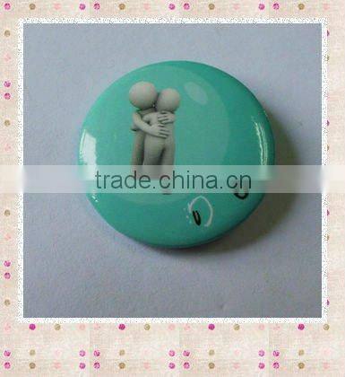 tinplate badge with safety butterfly clutch