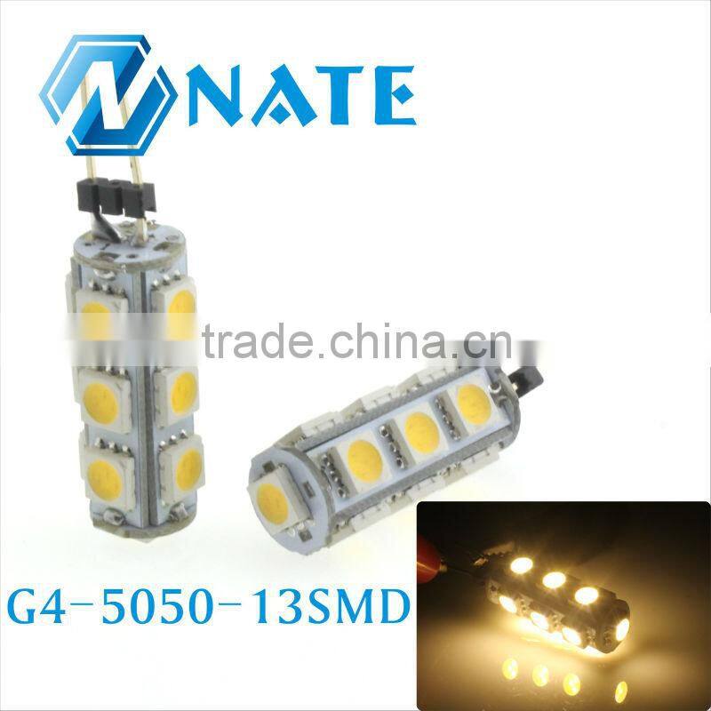 2014 whole sale warm white g4 led 12v 5050 5smd