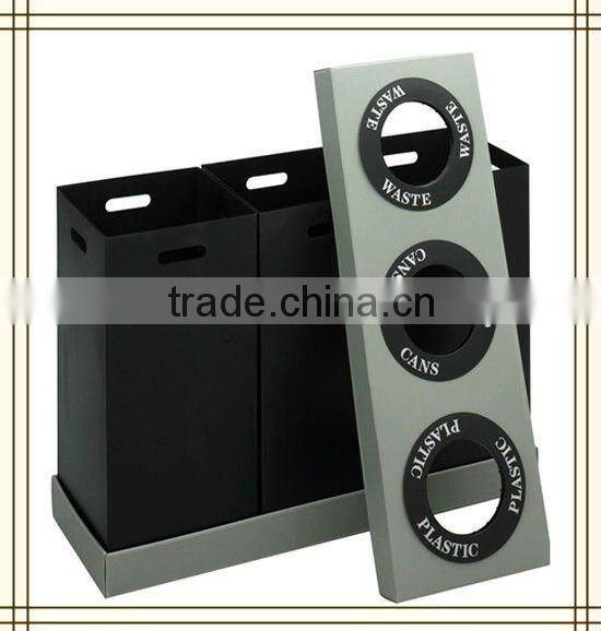 2012 high quality pp corrugated plastic waste bin