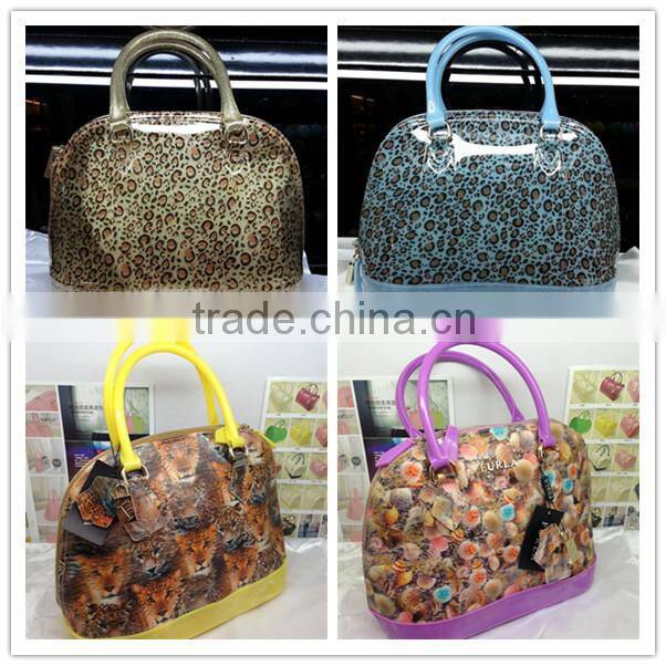2014 women handbags tote bag pvc shell bag