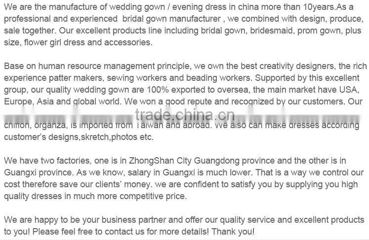 Hotsale A-line sweetheart neckline design used organza fabric with a beautiful sash bridal/bridalmaid dress