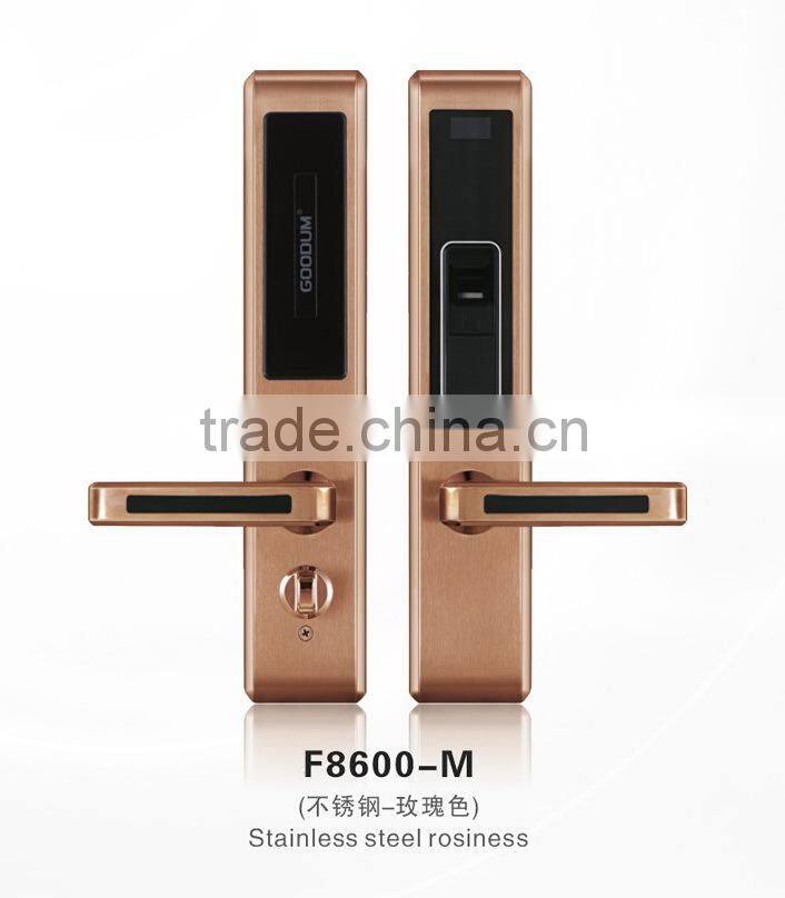 fingerprint password electronic door lock with smart card ,remote control