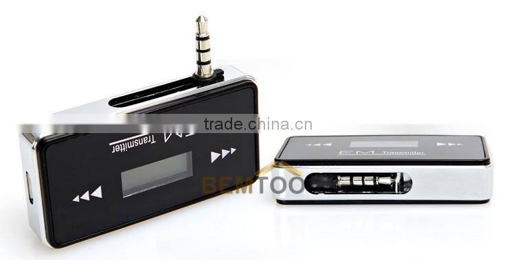 CAR WIRELESS MP3 FM RADIO TRANSMITTER HANDS FREE FOR MOBILE IPAD