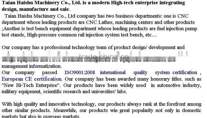 Easy operation with computer HTS679 low price diesel fuel injection pump test bench with thick shell