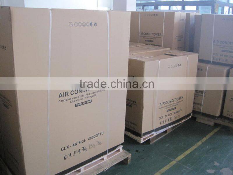 Floor standing Split Air Conditioner( 24000-60000btu )mirror flower painted panel