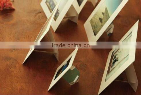 Standing Paper Photo Frame Instax Mini Frame Single Tabletop Frame wedding photo frames