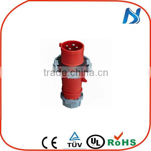 CE Approval IP67 125A 3 Pin Industrial Plug and Socket with International Standard