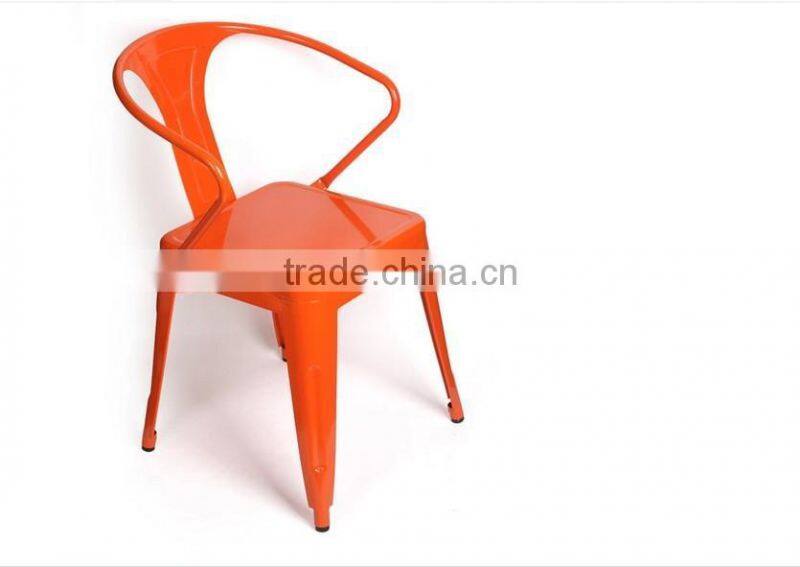 Dining Room Stackable Metal Chair