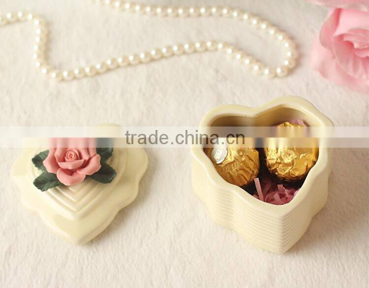 Elegant Ceramic wedding favor boxes candy boxes sweet boxes