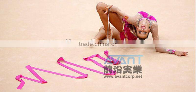 Gym Dance Ribbon Rhythmic Art Gymnastic Streamer with Twirling Rod