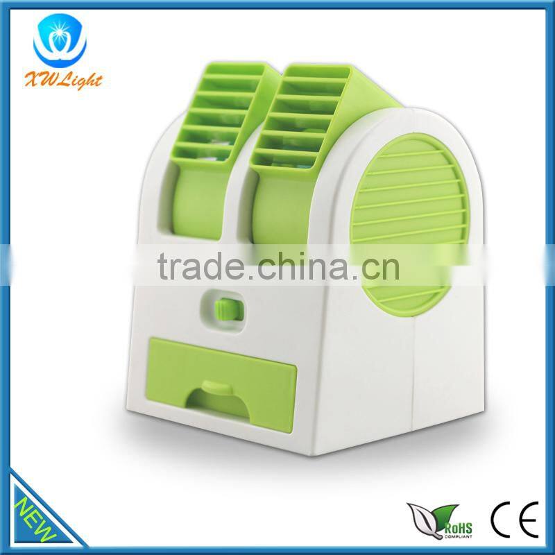 NEWEST 2 Outlet Portable Mini USB Fan DC 5V