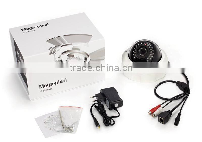 1 Megapixel ONVIF Network Night Vision Cheap Megapixel Dome IP POE Camera