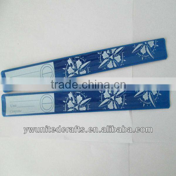 custom silk screen print/offset printing slap bracelet, slap armband