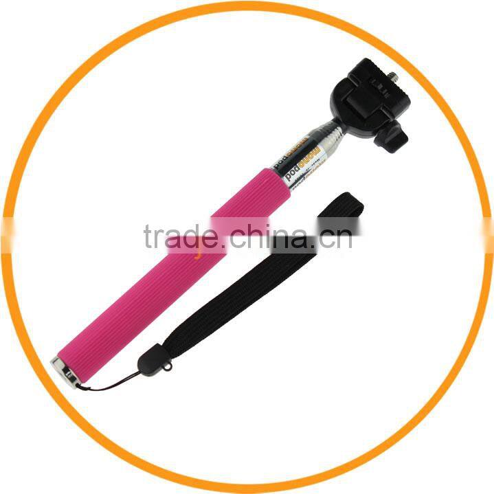 Monopod Bluetooth Wireless Shutter + Phone Holder Clamp for iPhone / Samsung Smartphone from dailyetech