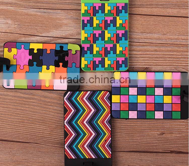 Custom Rubber Soft PVC Luggage Tag, Bag Tag, Leather Luggage Tag