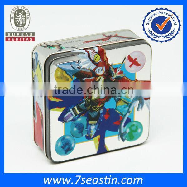 embossed printing computer parts tin utility box, metal gift tin candy box manufacturer