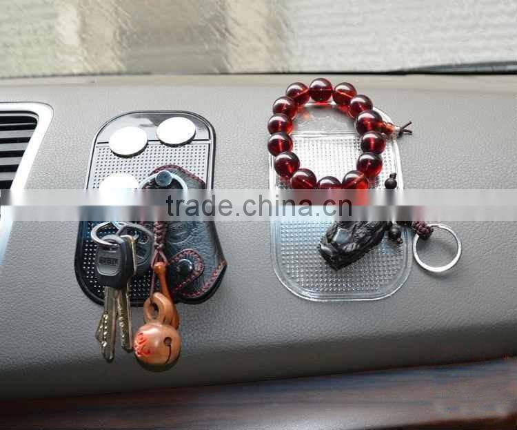 Magic Anti slip Car Pad Mat Non slip Dashboard Phone Sticky Pad Holder Clear